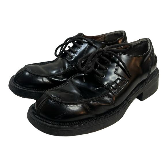 Y2k loafers chunky black sz 8.5 us W by unlisted - Picture 1 of 7